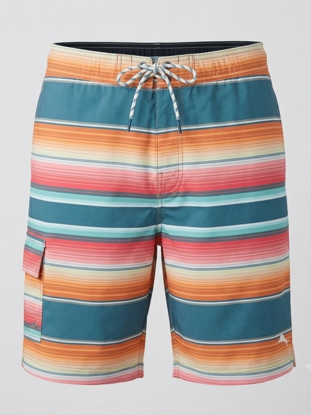 Tommy Bahama Relax Men’s Striped Swim Trunks Size Large EUC